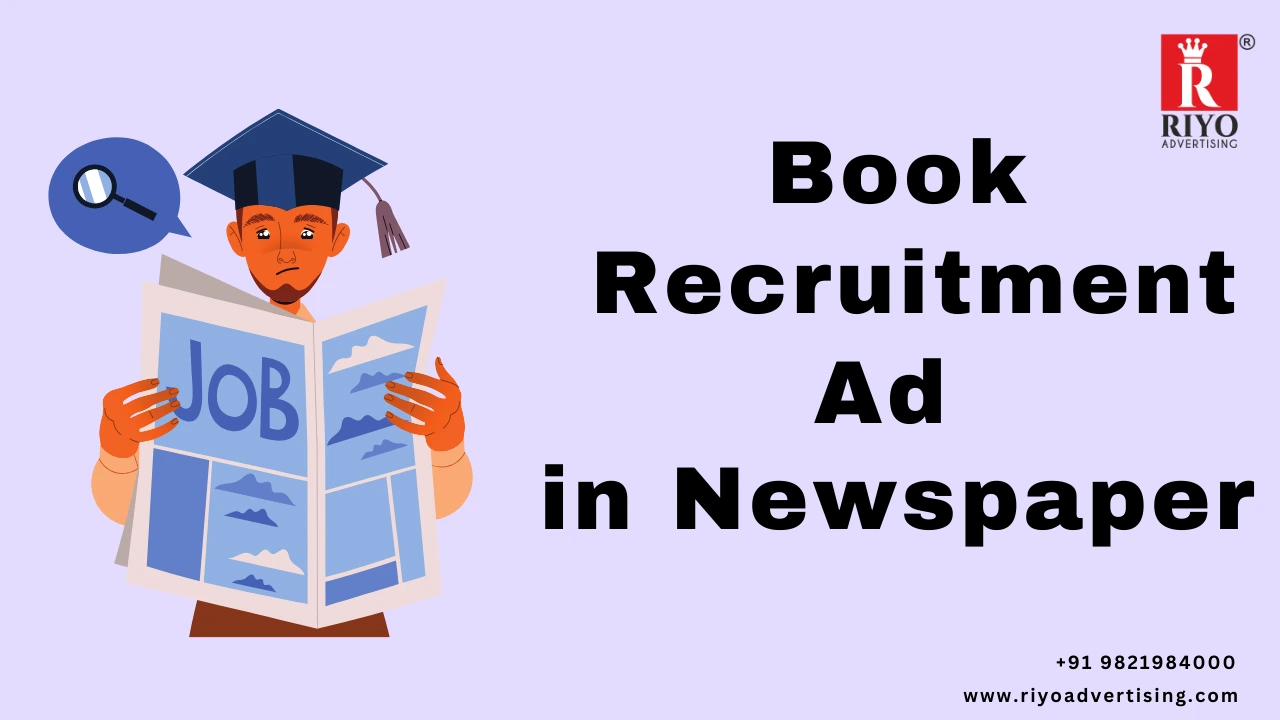 Recruitments classified Advertisement Recruitment Ads in newspaper